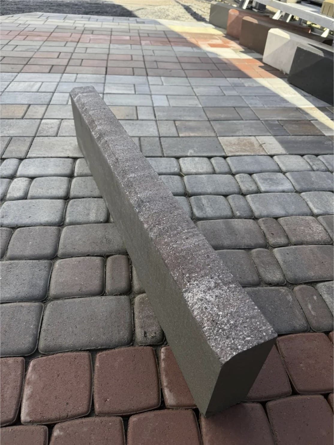 Садовый бордюр Колормикс БР 100.20.8, 1000×200×80 мм, старый замок, фото 1